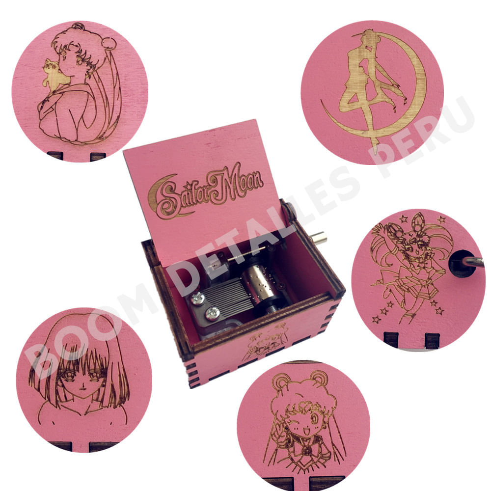 Caja musical Sailor Moon rosa – Chibi Kokoro
