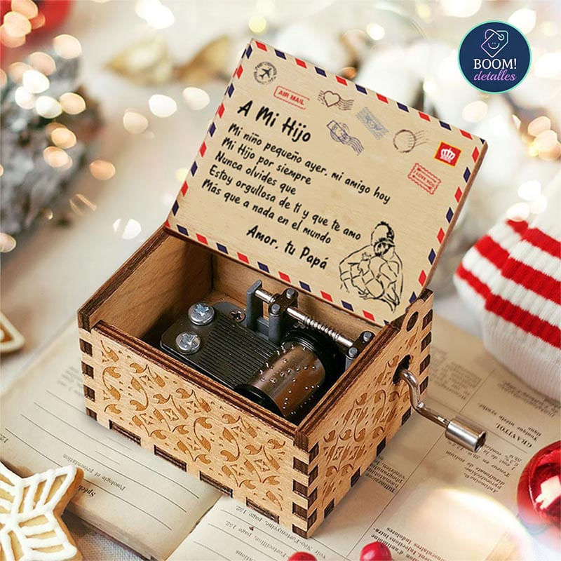 CAJA-MUSICAL-REGALO-DE-PAPA-A-HIJO-CON-DEDICATORIA-RECUERDOS-PARA-HIJOS-NAVIDAD-CUMPLEAÑOS