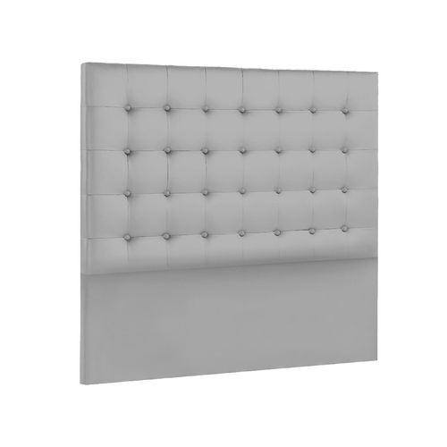 CABECERA HADES MAVISAC PLAZA QUEEN COLOR PLATA - TELA