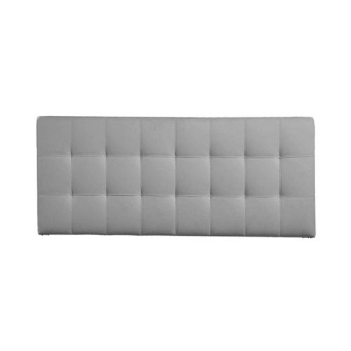 CABECERA LILY MAVISAC PLAZA Y MEDIA COLOR PLATA - TELA