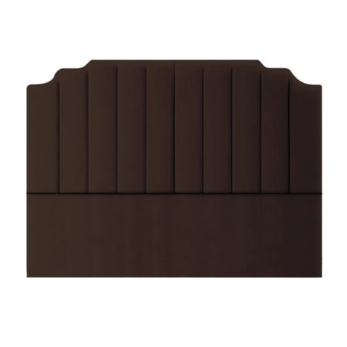CABECERA 24 KF MAVISAC PLAZA Y MEDIA COLOR CHOCOLATE - TELA