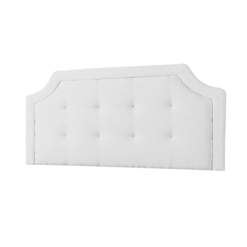 CABECERA BROOCKSIDE MAVISAC DOS PLAZAS COLOR BLANCO - ULTRA CUERO