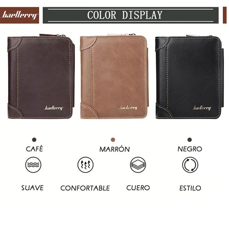 BILLETERA-DE-CUERO-PARA-HOMBRE-BAELLERRY-TARJETERO-CON-MONEDERO-MARRON-OSCURO