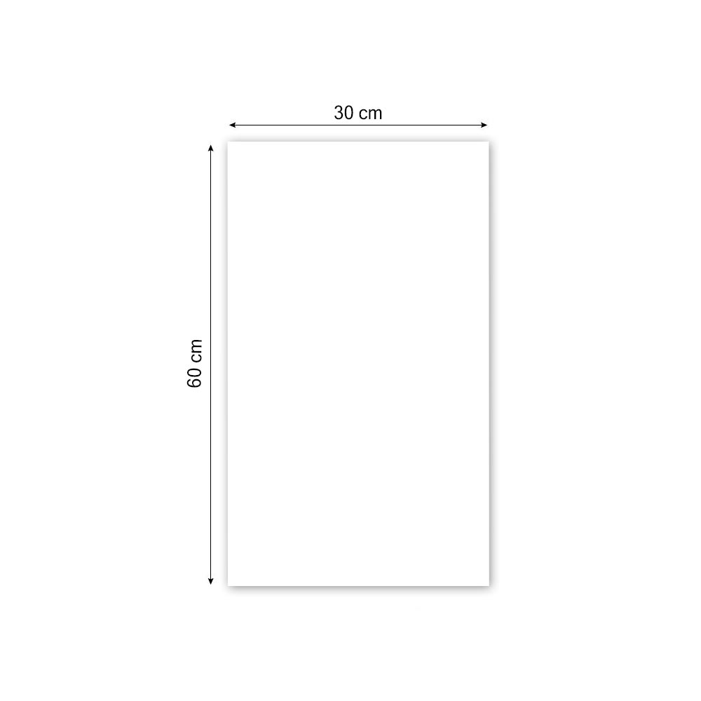 Pared lisa 30x60 Blanco Mate 1.8m2 - Shopstar