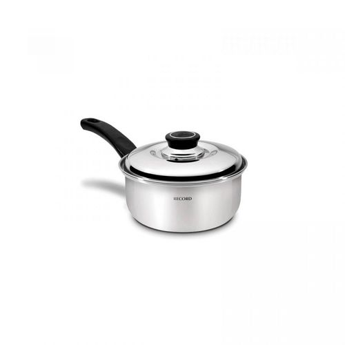 CACEROLA RECORD INOX INOXSET CON TAPA DE ACERO N°16