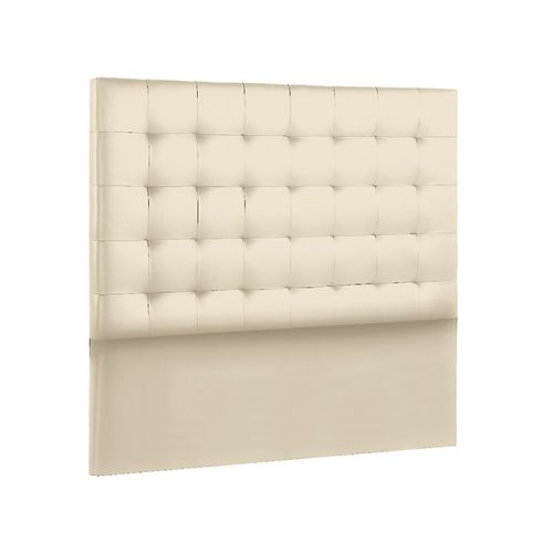 CABECERA ATENAS MAVISAC PLAZA QUEEN COLOR MARFIL - ULTRA CUERO