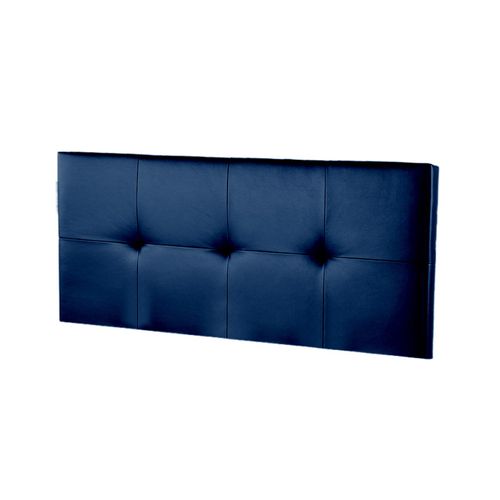 CABECERA POLIPIEL CRETA MAVISAC DOS PLAZAS COLOR AZUL NOCHE - TELA