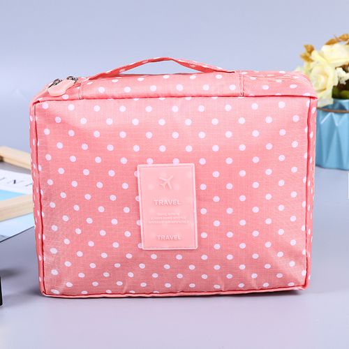 Estuche Organizador de Cosméticos Cosmetiquero Rosado