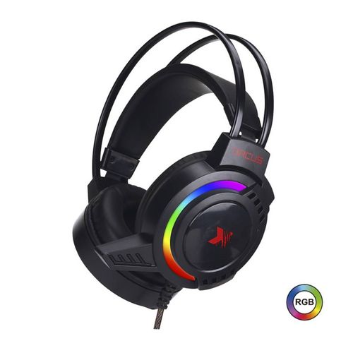 Audifono Xblade Gaming Orcus Vibracion Estereo Rgb Black