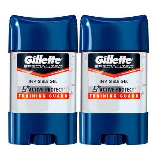 Pack Desodorante Antitranspirante GILLETTE Invisible Gel 82g Frasco 2un