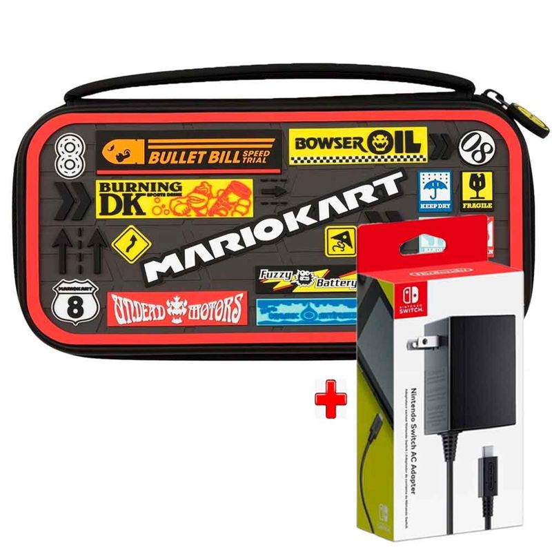 Pack-Estuche-para-Nintendo-Switch-y-Oled-Mario-Kart-y-Cargador-Original