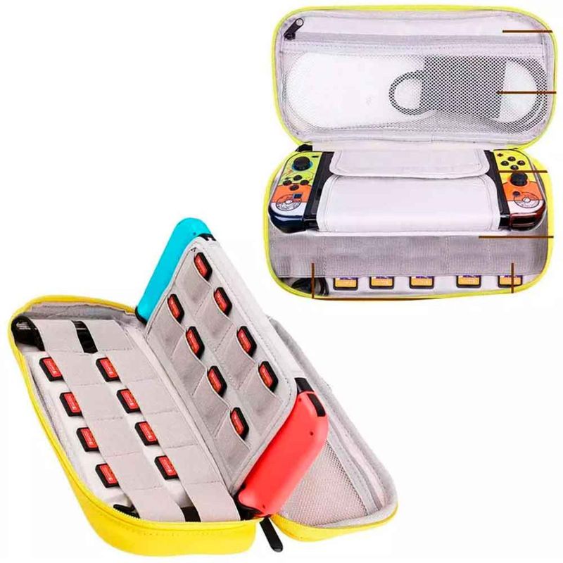 Pack-Estuche-para-Nintendo-Switch-y-Oled-Pikachu-y-Cargador-Original