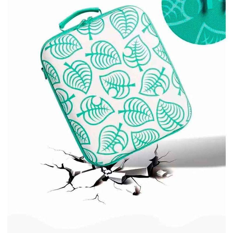 Pack-Maleta-Nintendo-Switch-y-Oled-Animal-Verde-Grande-y-Cargador-Original