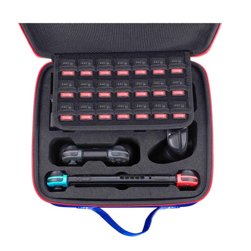 Pack-Maleta-para-Nintendo-Switch-y-Oled-Grande-Rojo-Azul-y-Cargador-Original