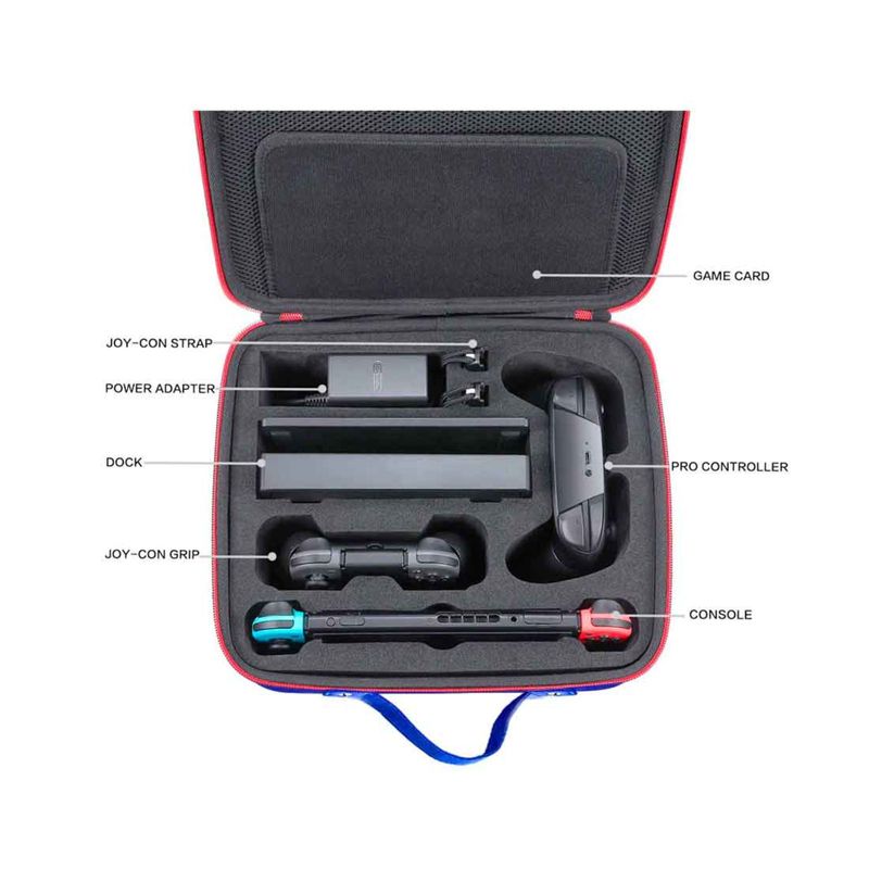 Pack-Maleta-para-Nintendo-Switch-y-Oled-Grande-Rojo-Azul-y-Cargador-Original