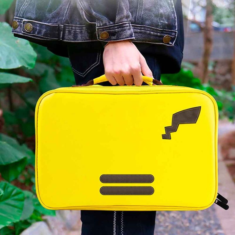 Pack-Maleta-para-Nintendo-Switch-y-Oled-Pikachu-Amarillo-y-Cargador-Original