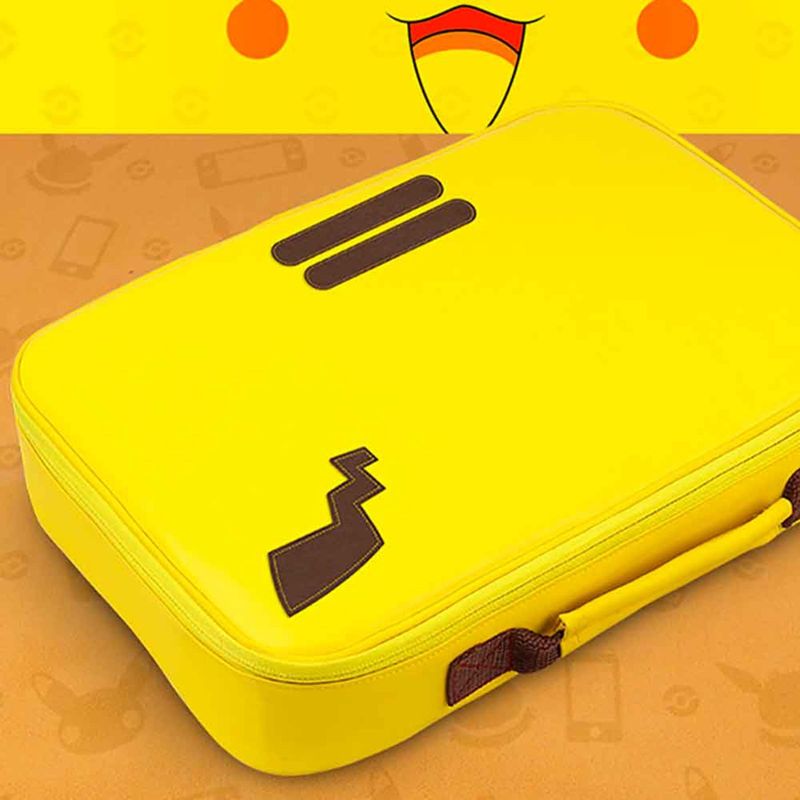 Pack-Maleta-para-Nintendo-Switch-y-Oled-Pikachu-Amarillo-y-Cargador-Original