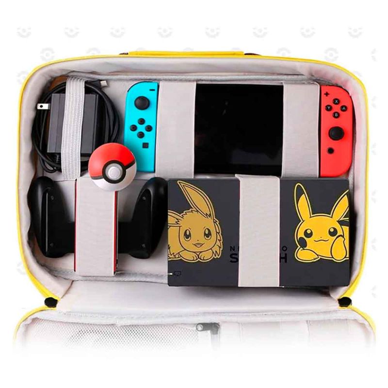 Pack-Maleta-para-Nintendo-Switch-y-Oled-Pikachu-Amarillo-y-Cargador-Original