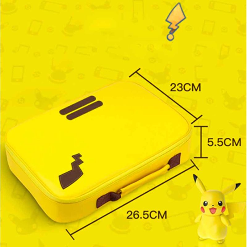 Pack-Maleta-para-Nintendo-Switch-y-Oled-Pikachu-Amarillo-y-Cargador-Original