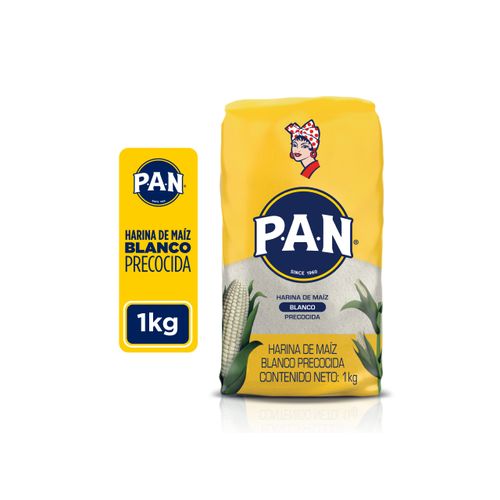 Harina Pan Pre Cocida de Maiz blanco