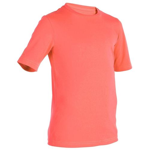 CAMISETA PROTECCIÓN SOLAR NIÑOS OLAIAN ROSA FLUORESCENTE