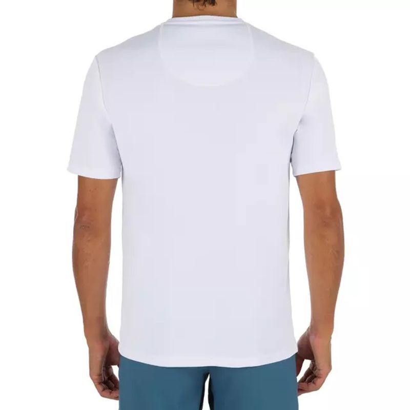 Camiseta de protección solar manga larga para hombre Olaian UV Top 100  blanco