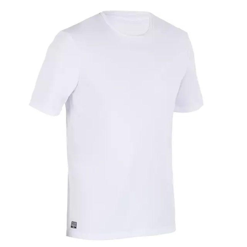 CAMISETA PROTECCIÓN SOLAR SURF HOMBRE OLAIAN MANGA CORTA ANTI-UV BLANCO -  Shopstar