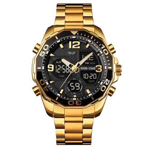 Skmei - Reloj 1649GD Análogo para Hombre
