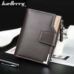 Billetera-para-Hombre-Baellerry-Cuero-PU-con-Monedero-y-Tarjetero-Marron