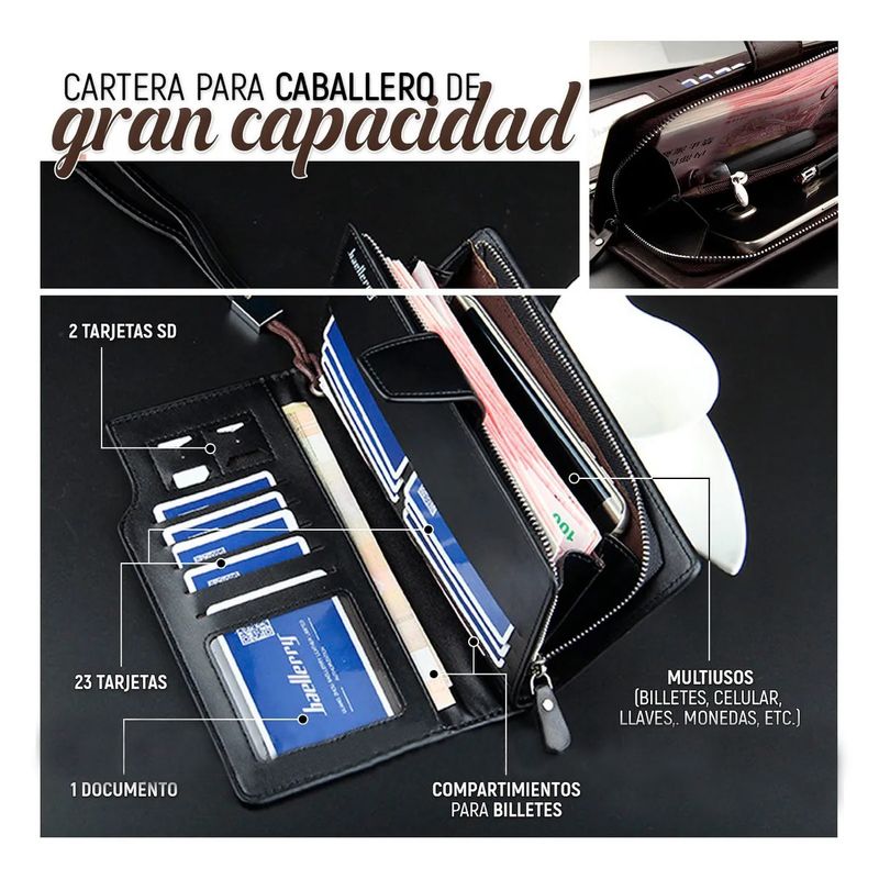 Billetera-de-Cuero-para-Hombre-Baellerry-con-Tarjetero-Monedero-y-Porta-Celular-Negro