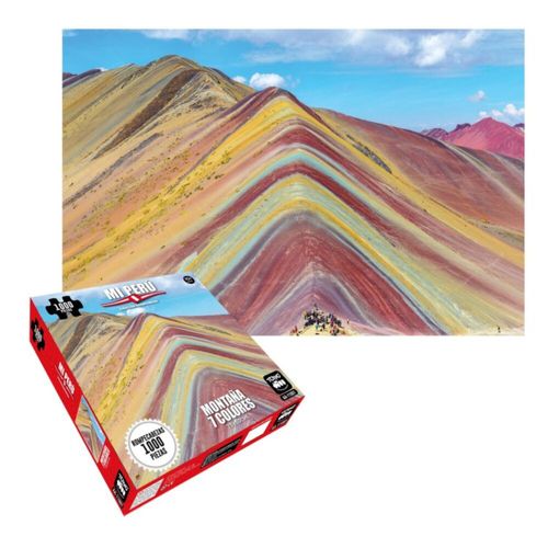 Rompecabezas Toyng 1000 Piezas Mi Perú Montaña 7 Colores