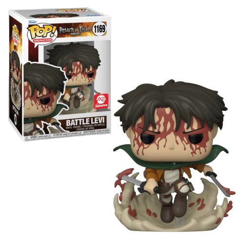 Funko Pop: ATTACK ON TITAN (SHINGEKI NO KYOJIN) - Battle Levi N° 1169 XCLUSIVE