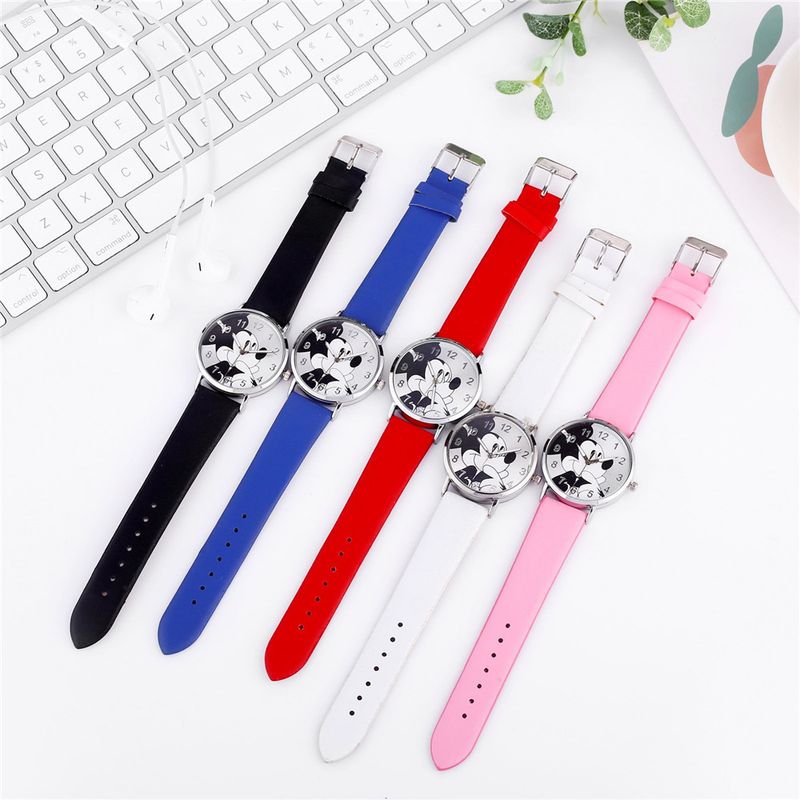 RELOJ MICKEY MOUSE PARA MUJER NIÑOS QUARTZ - ROJO - Shopstar