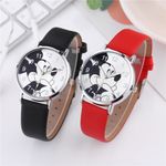 RELOJ-MICKEY-MOUSE-PARA-MUJER-NIÑOS-QUARTZ---ROJO