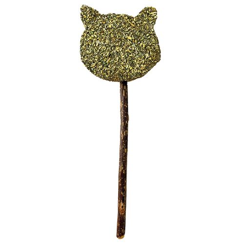 Juguete para Gatos Stick Catnip con cara de gato