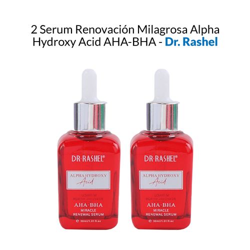 2 Serum Renovación Milagrosa Alpha Hydroxy Acid AHA-BHA - Dr. Rashel