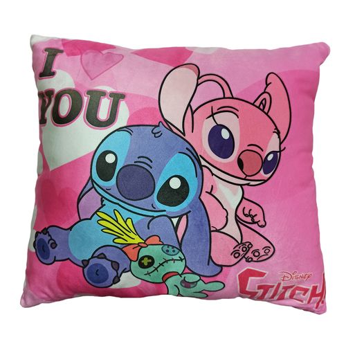 COJIN DECORATIVO STITCH Y SU NOVIA ANGELA STITCH REGALOS PELUCHE AMOR