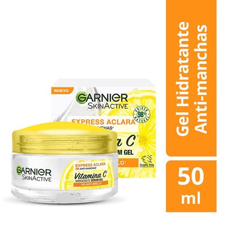 Gel Hidratante Garnier Skin Antimanchas Tono Uniforme Express Aclara 50 ML