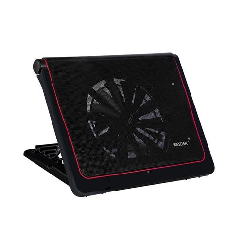 Wesdar - Base Cooler para Laptop con Luz LED y Disipador de Calor