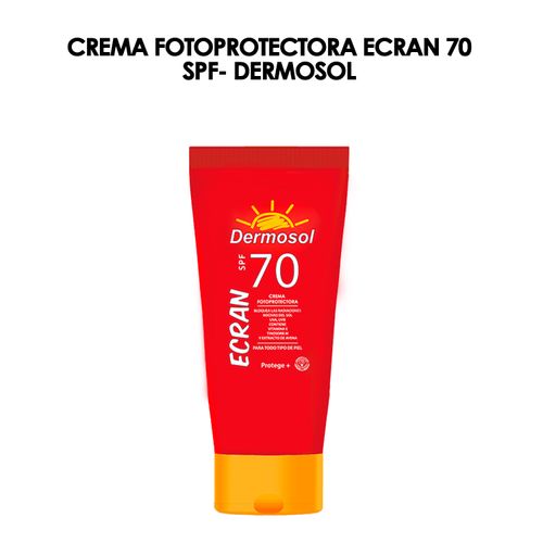 Crema Foto Protectora Ecran 70 SPF- Dermosol