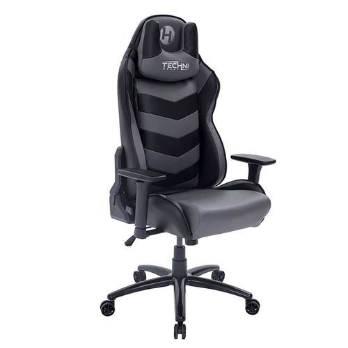 Silla Gamer Technisport Serie Elite TS61 Gris Reclinación 150°