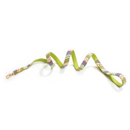 Correa para perros Kalika Crochet Verde