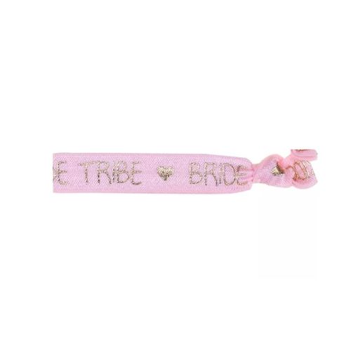 Pulsera rosada bride tribe para despedida de soltera