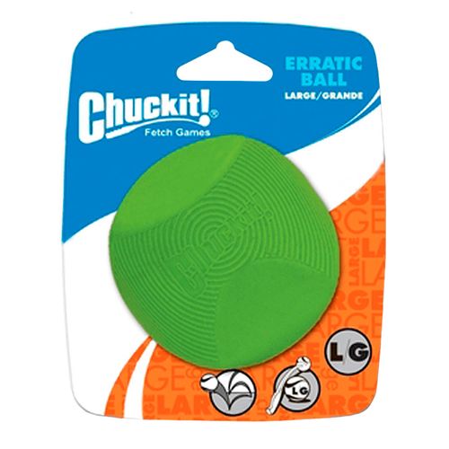 Juguete Pack de 1 Pelota Chuckit con Rebote Erratico Tamaño Mediano