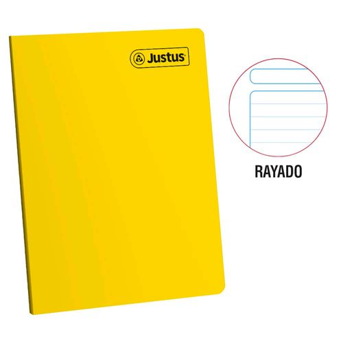 Cuaderno JUSTUS Deluxe Rayado 80 Hojas