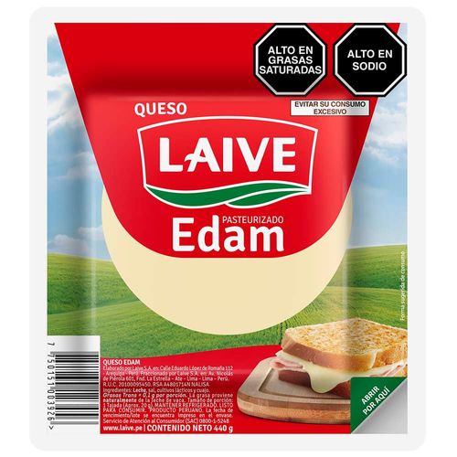 Queso Edam LAIVE Paquete 440g