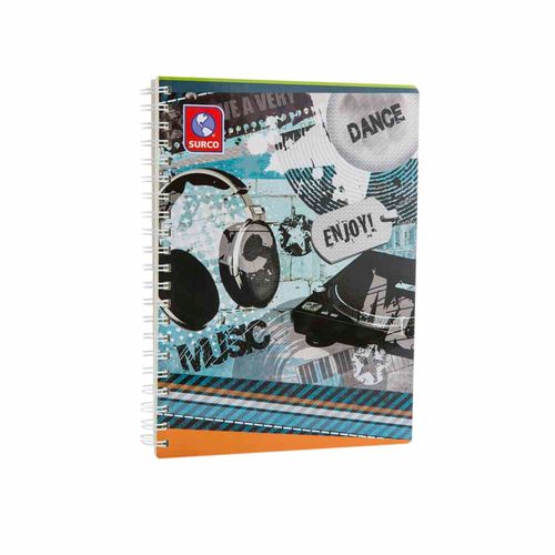 Cuaderno SURCO Anillado Cuadriculado 140 Hojas