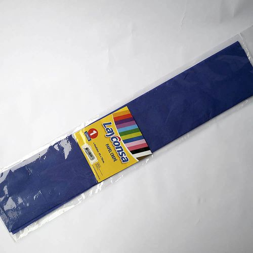 Papel Crepé LAYCONSA Azul Bolsa 1un