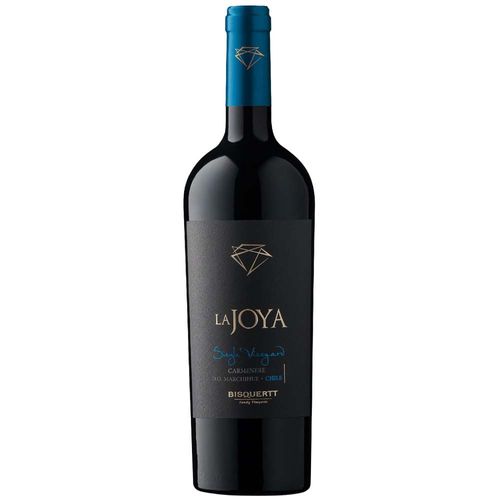 Vino Tinto BISQUERTT La Joya Single Vineyard Carmenere Botella 750ml