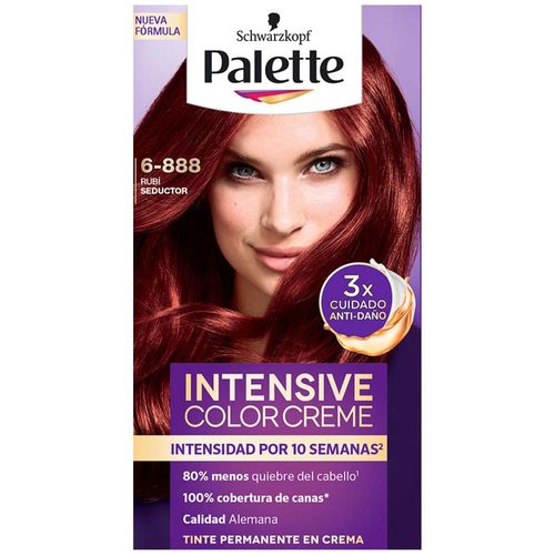 Tinte Permanente en Crema PALETTE Rubí Seductor 6-888 Caja 1un